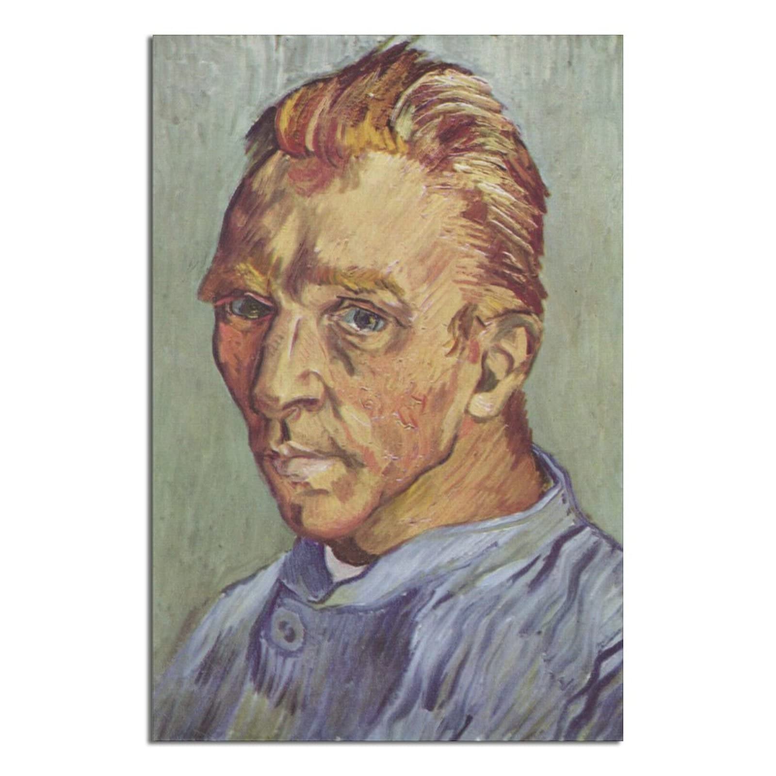 Amazon.co.jp: ゴッホの作品リスト 「ひげのない自画像14」1889